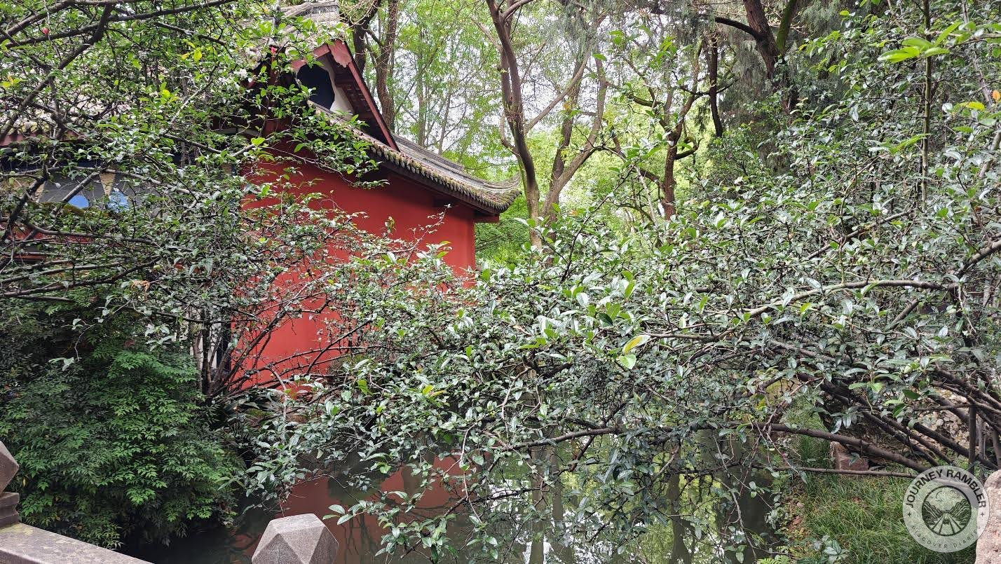 walk here was kind of relaxing thanks to the garden scenery