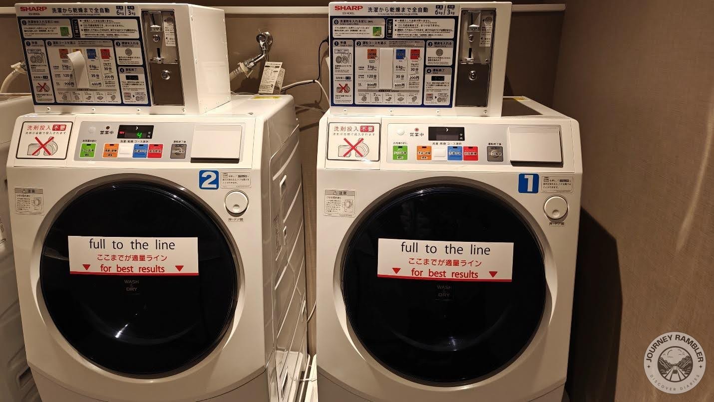 washing machines in the laundry room
