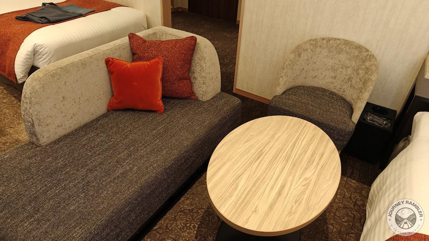 whole room was carpeted for warmth