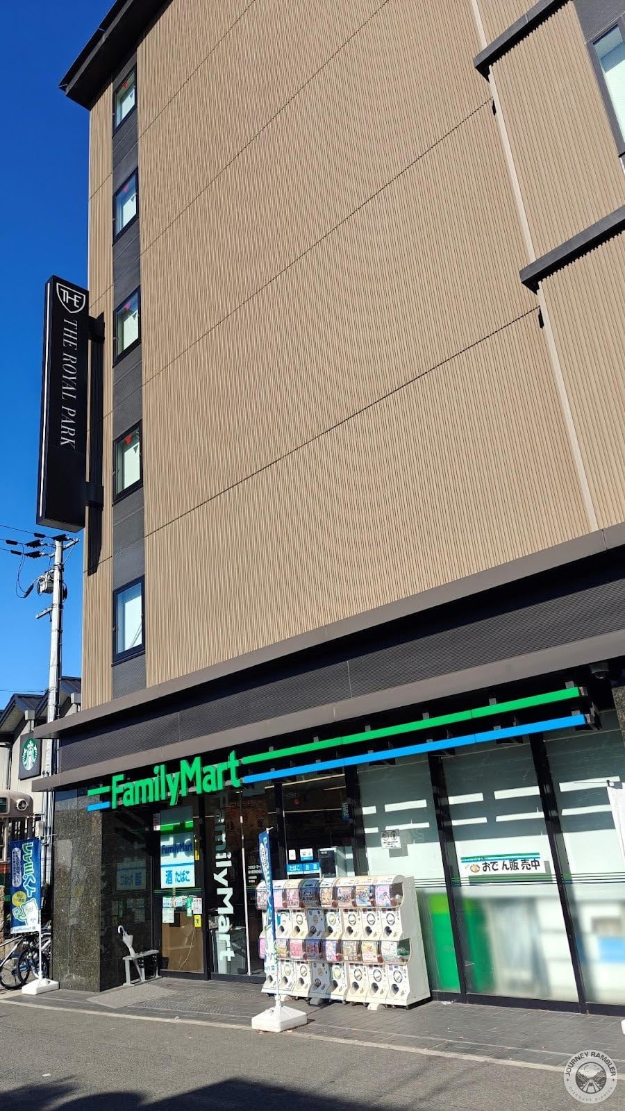 Family Mart on the ground floor