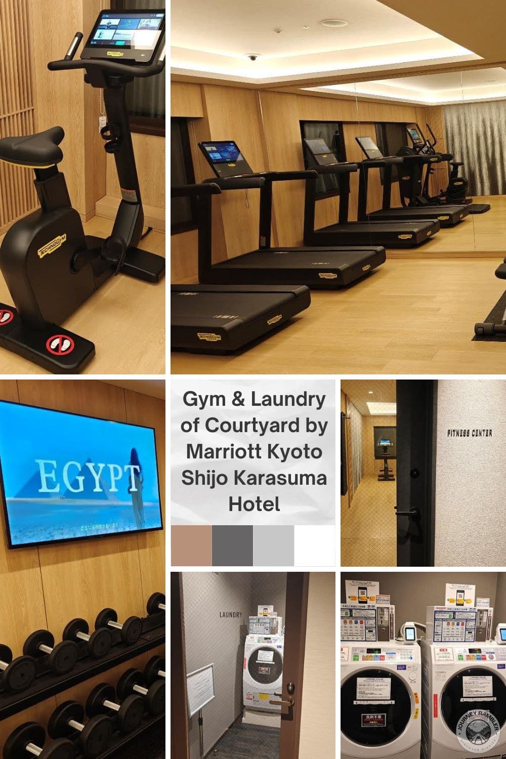 Gym & Laundry of Courtyard by Marriott Kyoto Shijo Karasuma Hotel