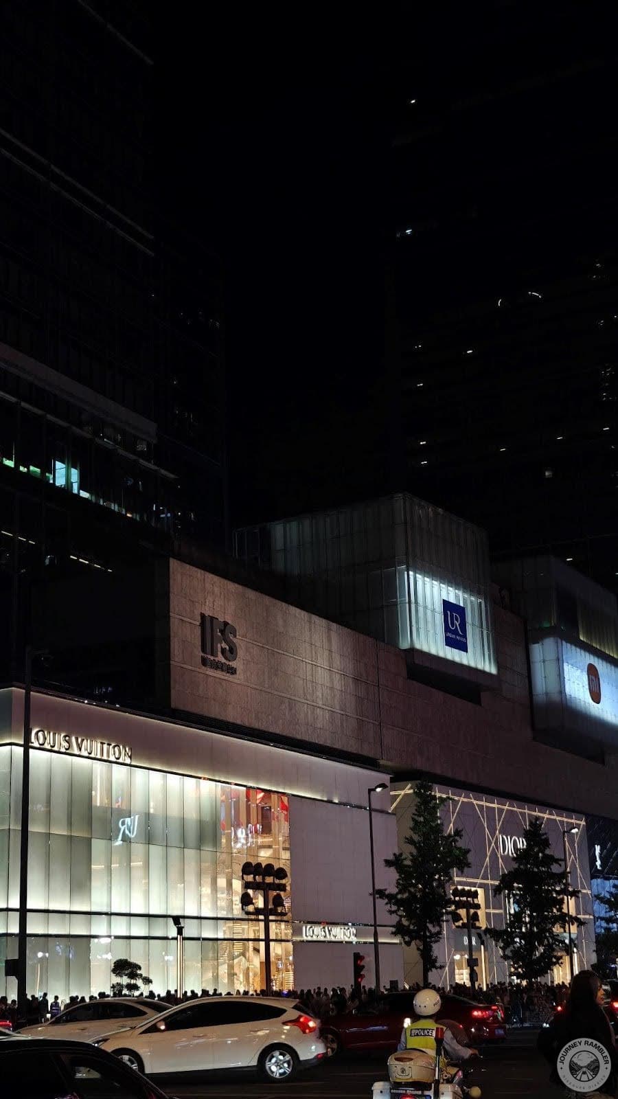 Louis Vuitton store is still open