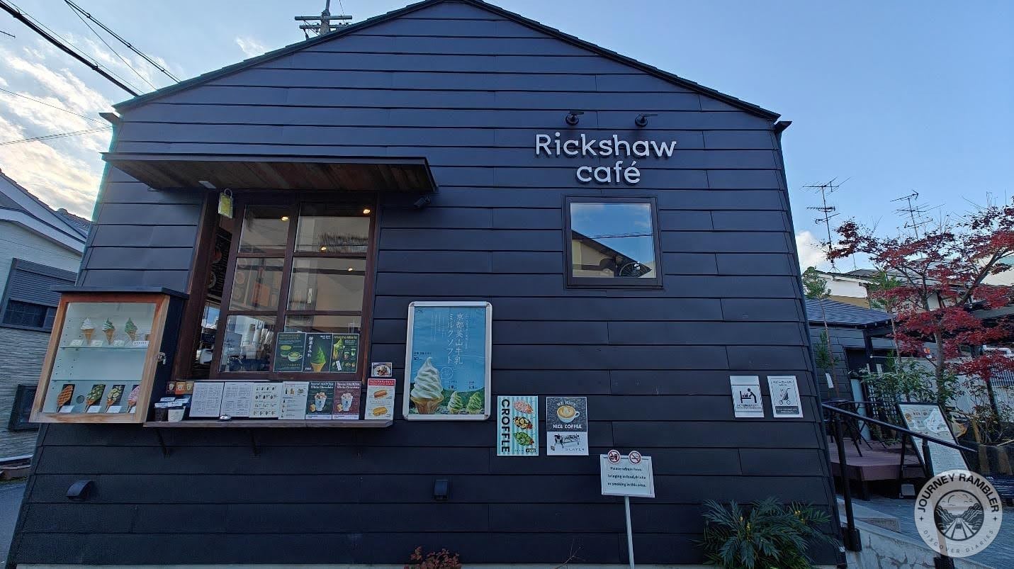 Rickshaw Café was a small wooden hut
