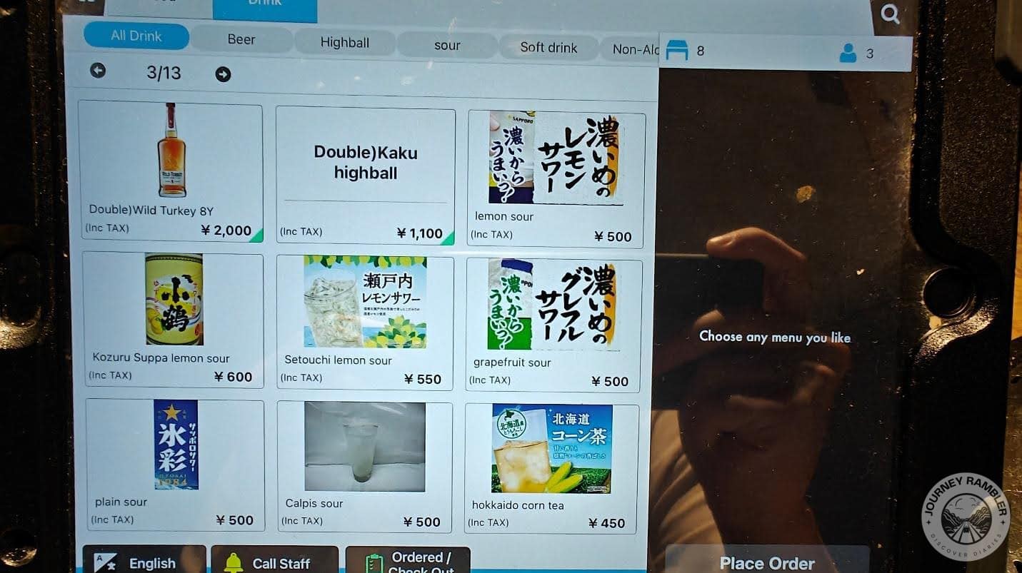 There were so many different kinds of drinks