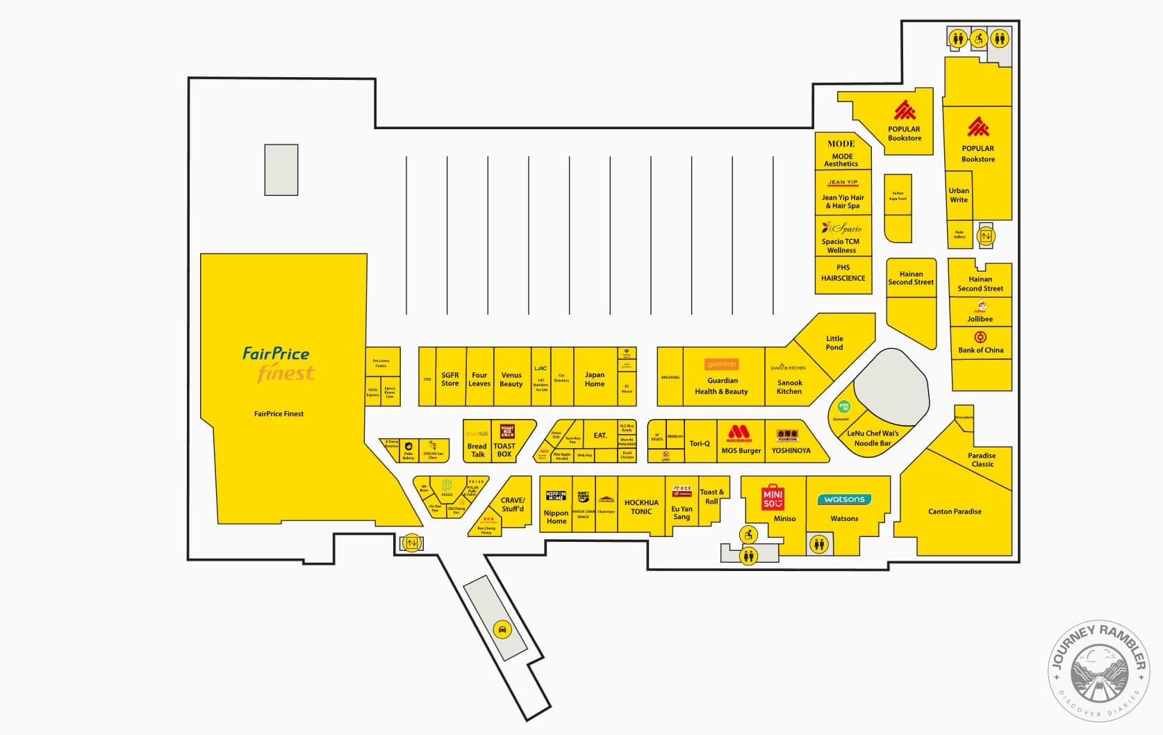Bedok Mall Singapore Directory Map