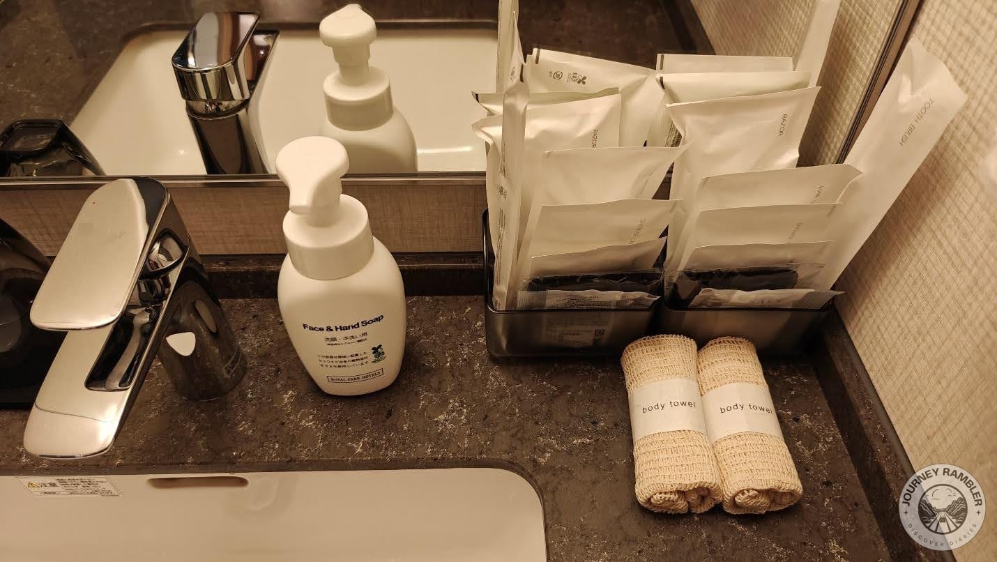 bottle of face and hand soap