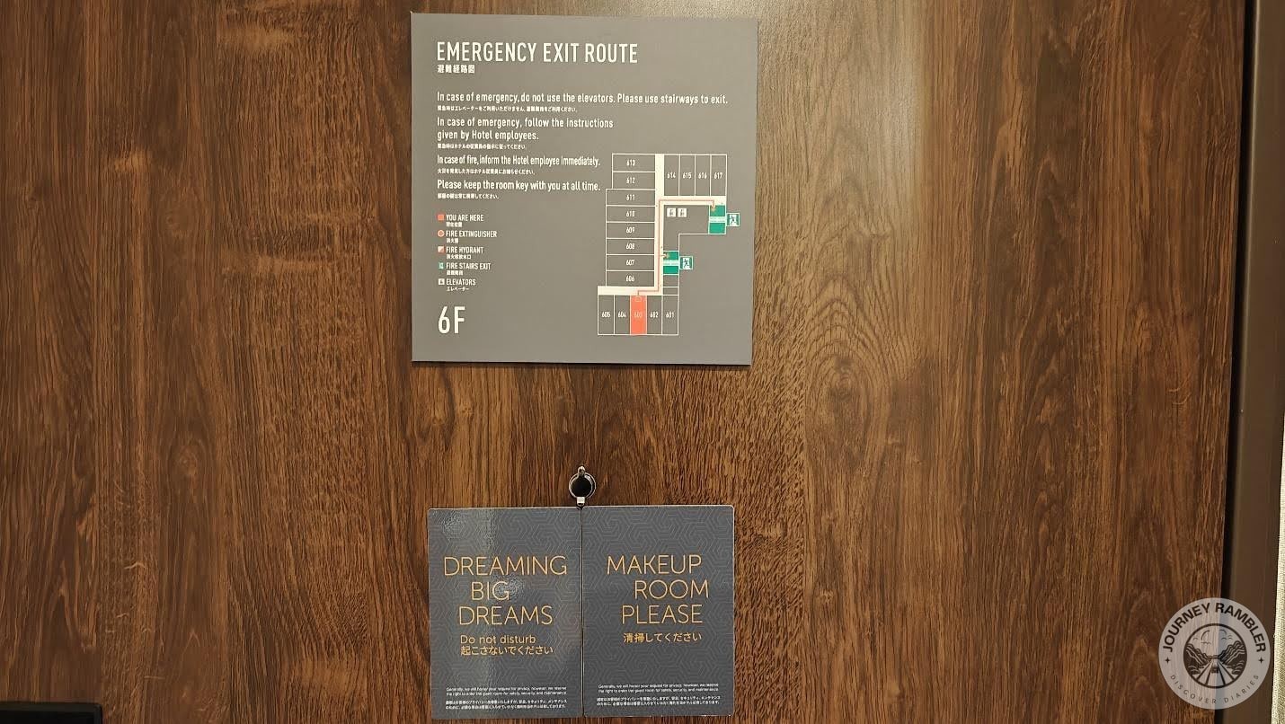 emergency exit route