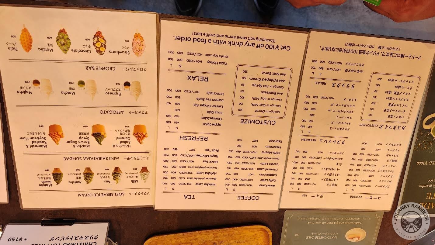 ice cream and sundaes