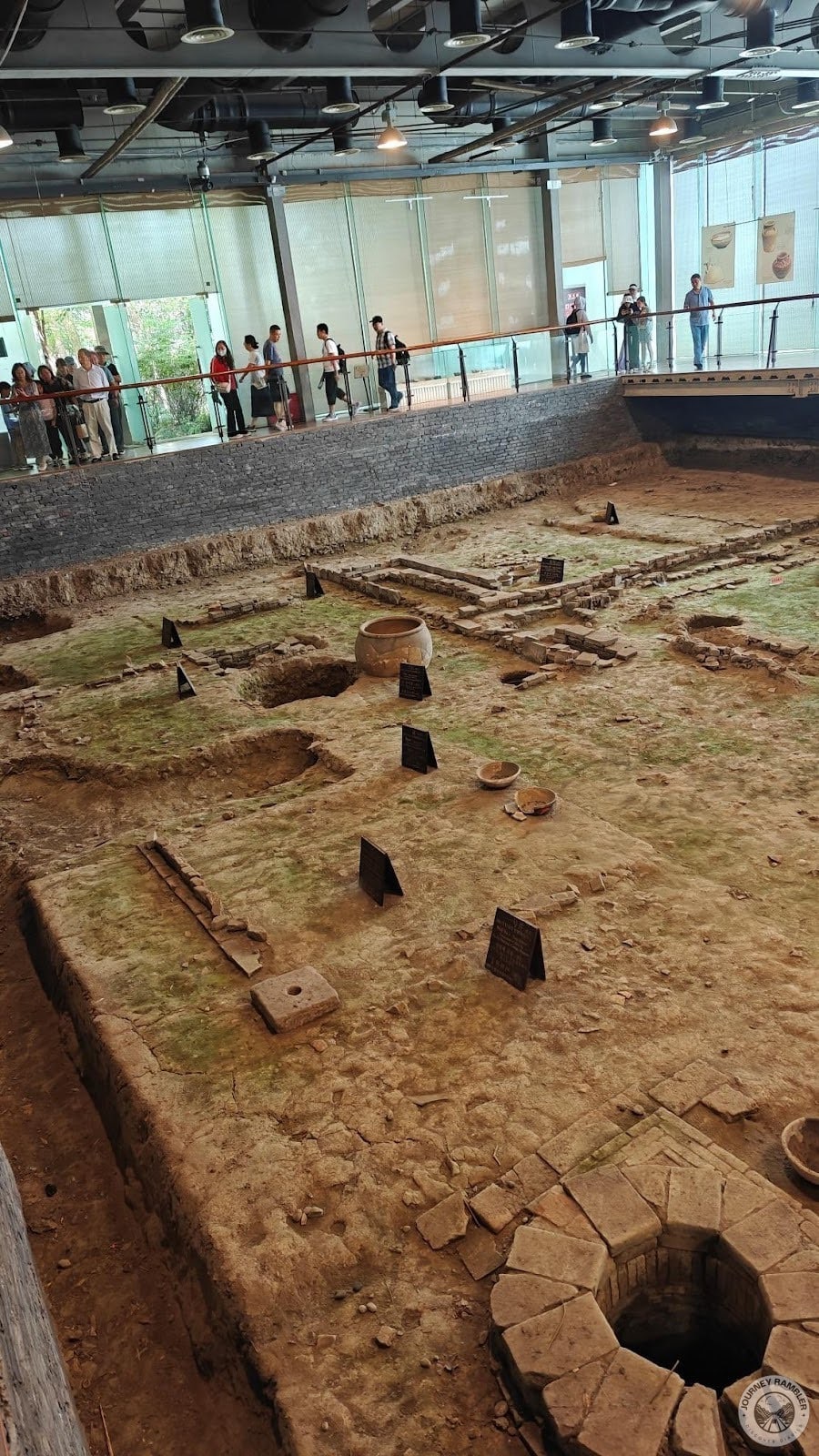 inside of the Tang Dynasty site