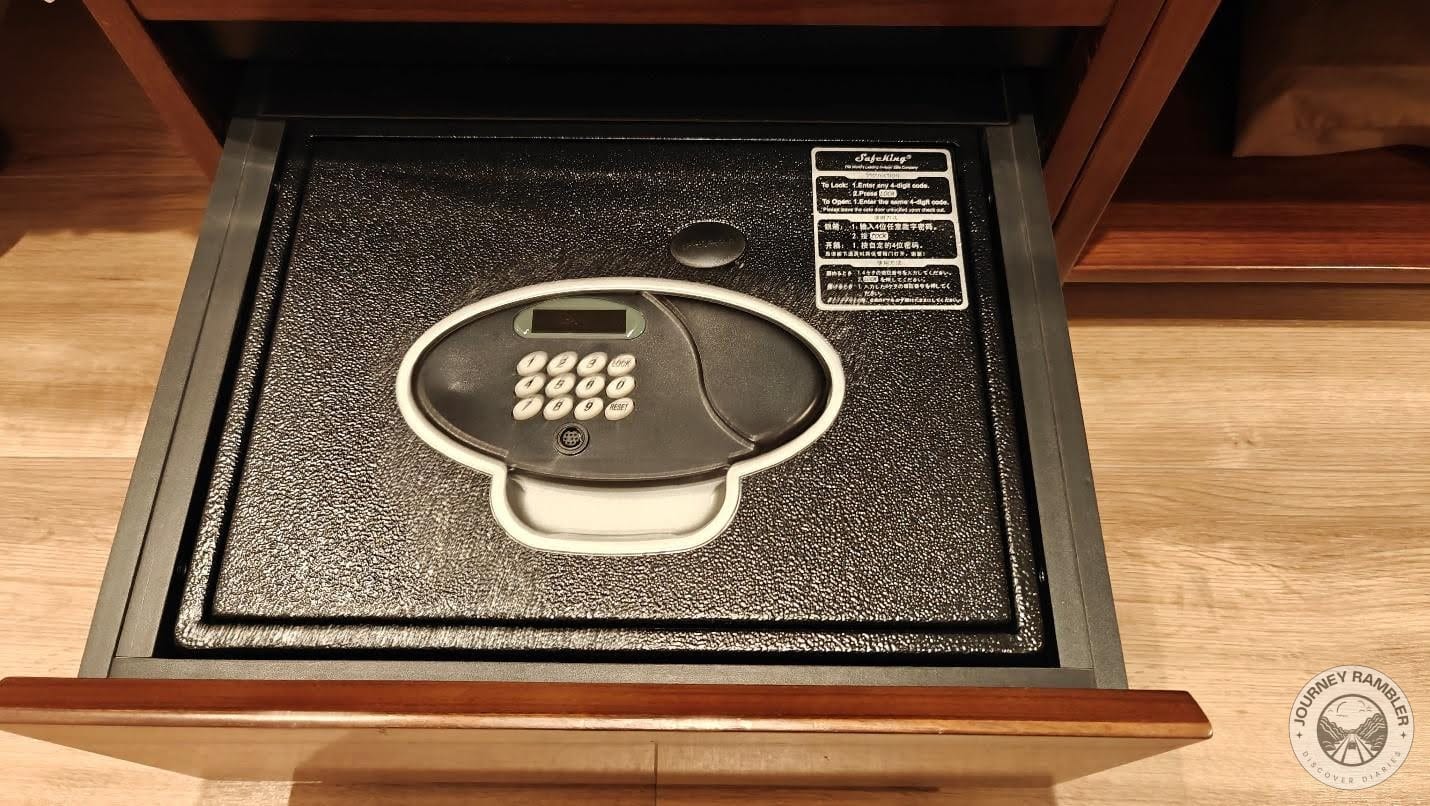 locker had been fit inside a drawer