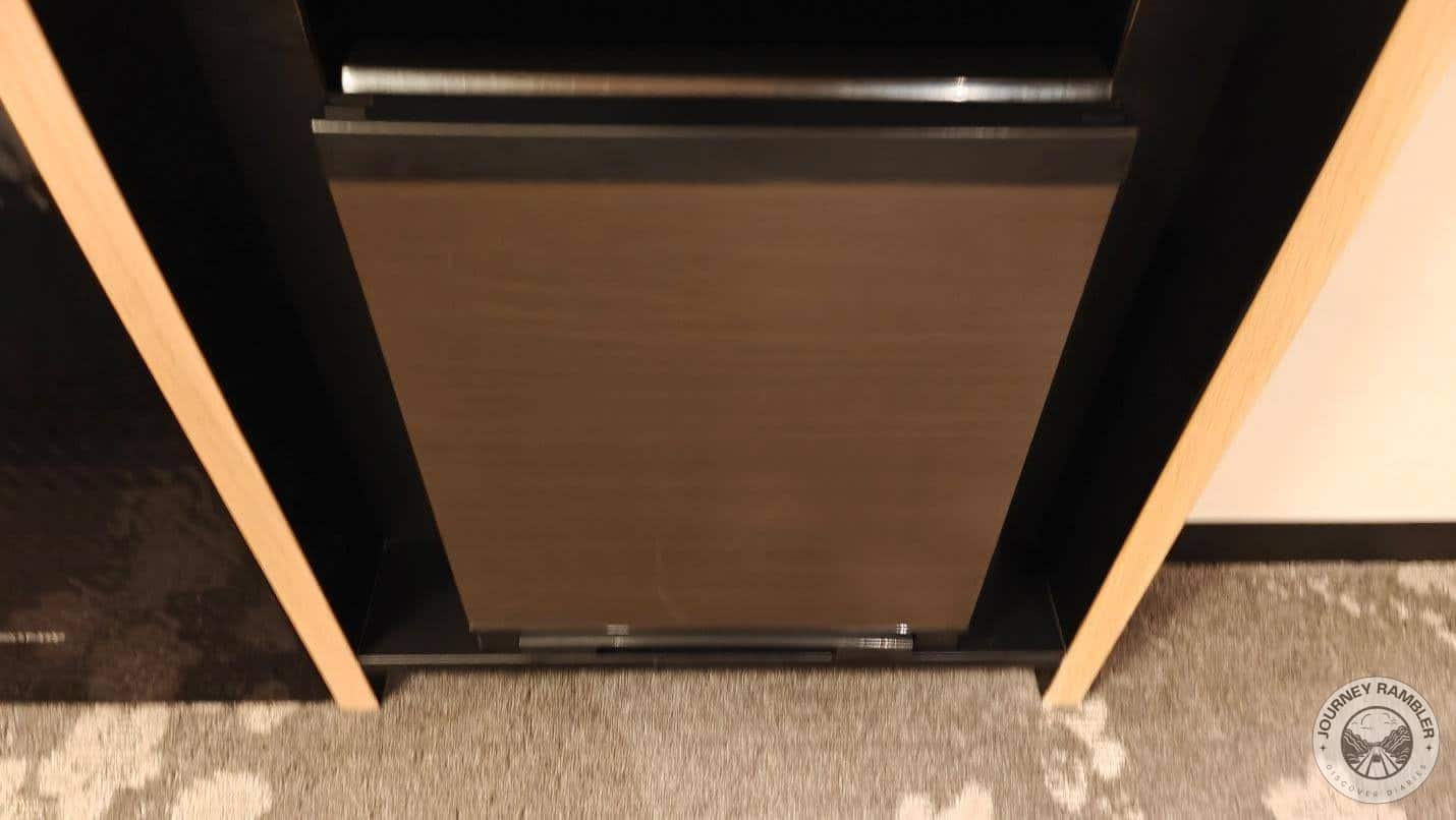 mini-fridge was empty