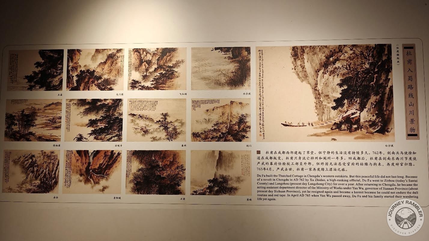 more illustrations about Du Fu's life