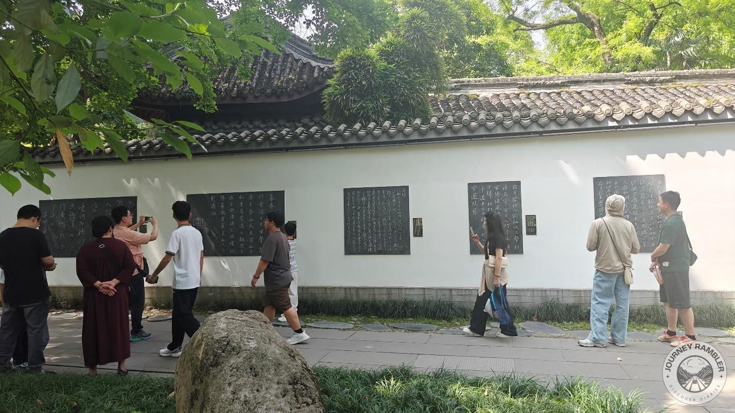 more steles with Du Fu's poems