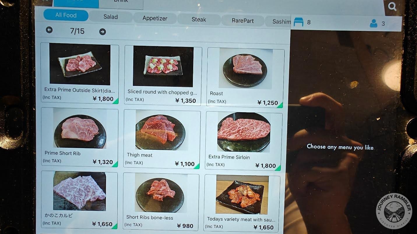 roast and short ribs looked interesting