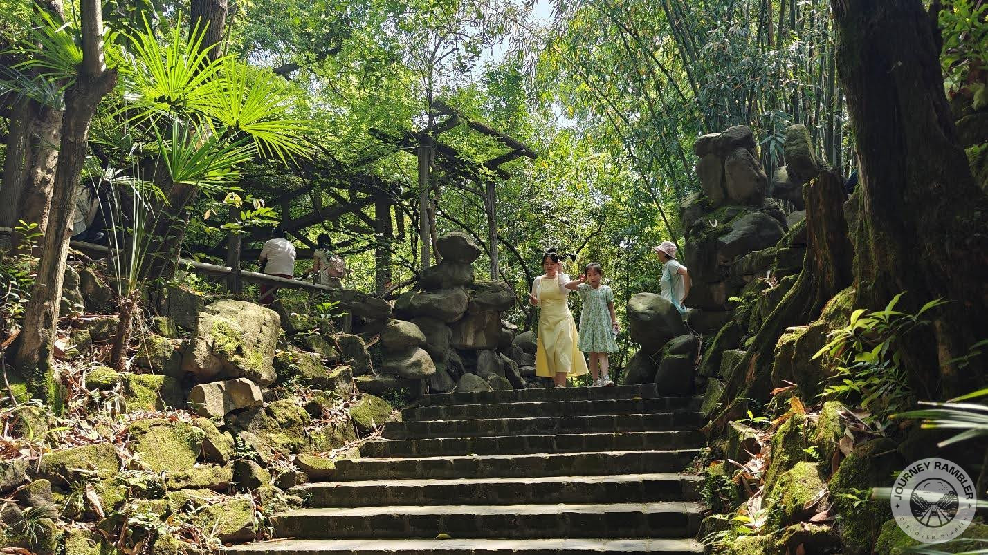 stairs on the Fragrance Pavilion