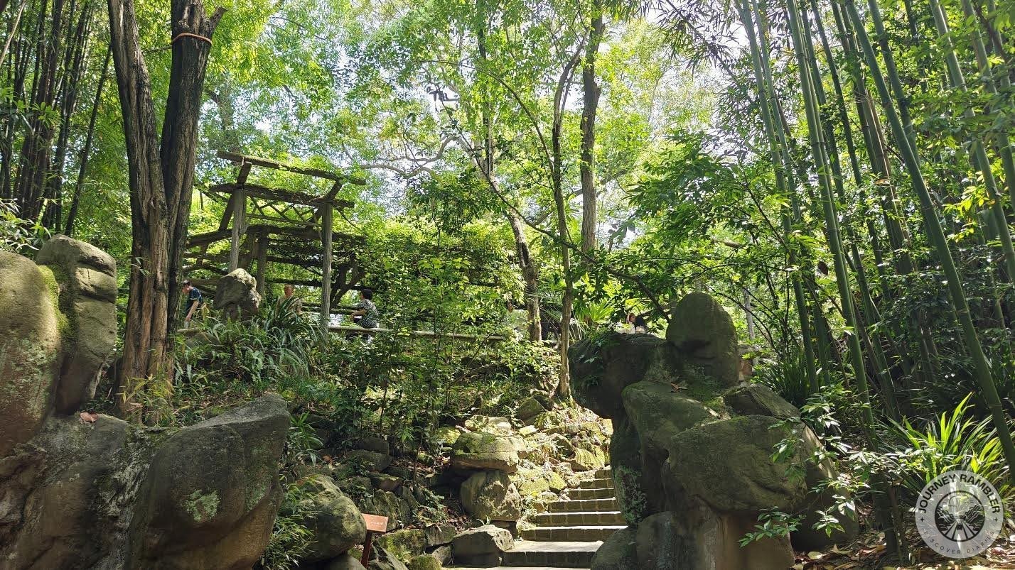 steps to the other Waterside Pavilion
