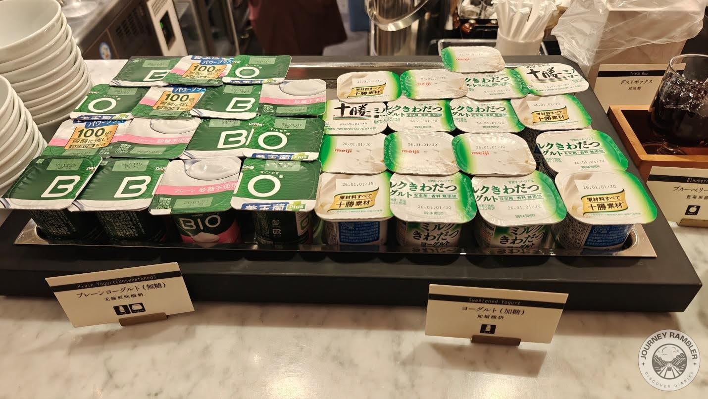 sweetened and unsweetened yogurt