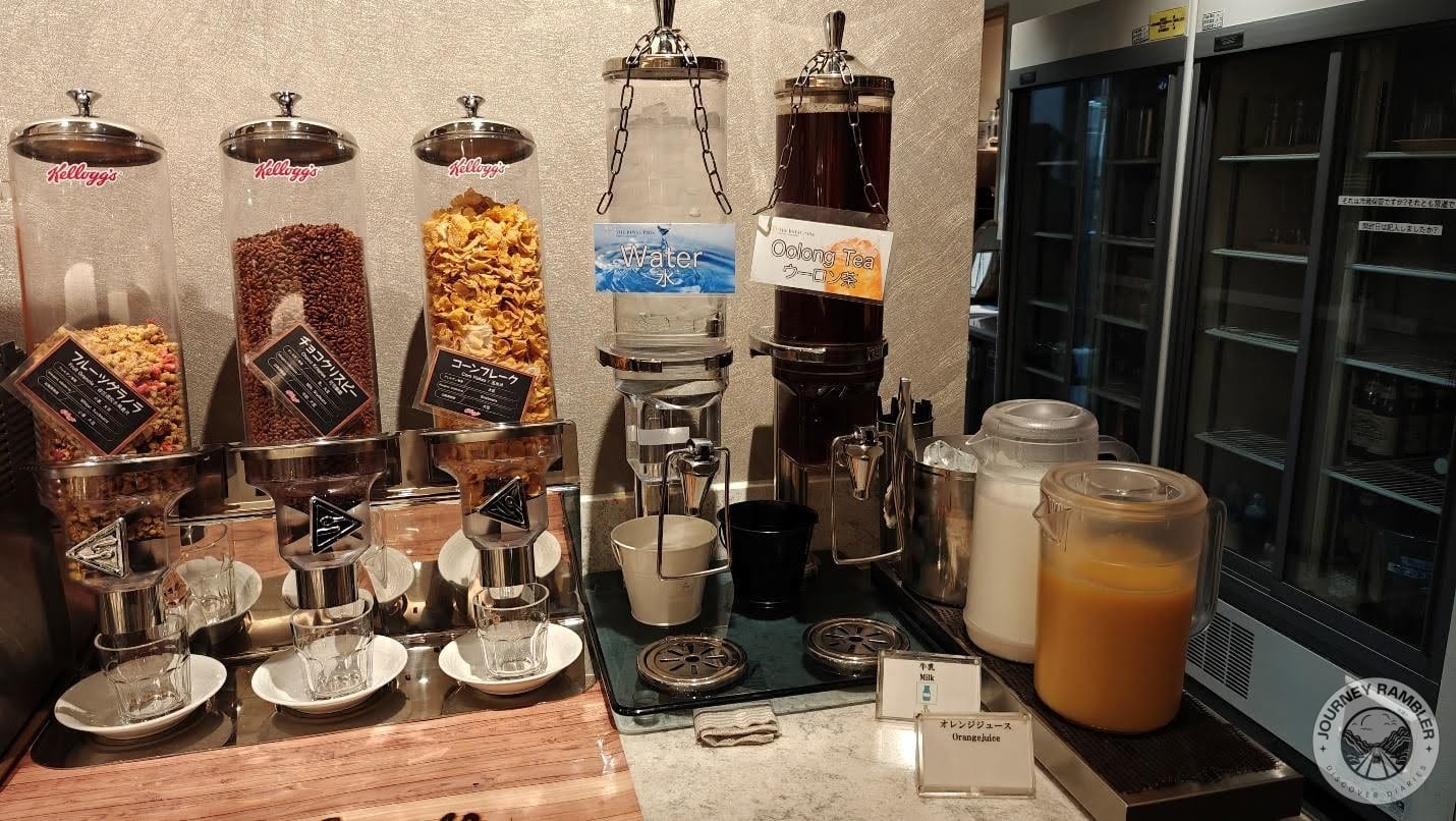 three different kinds of cereals