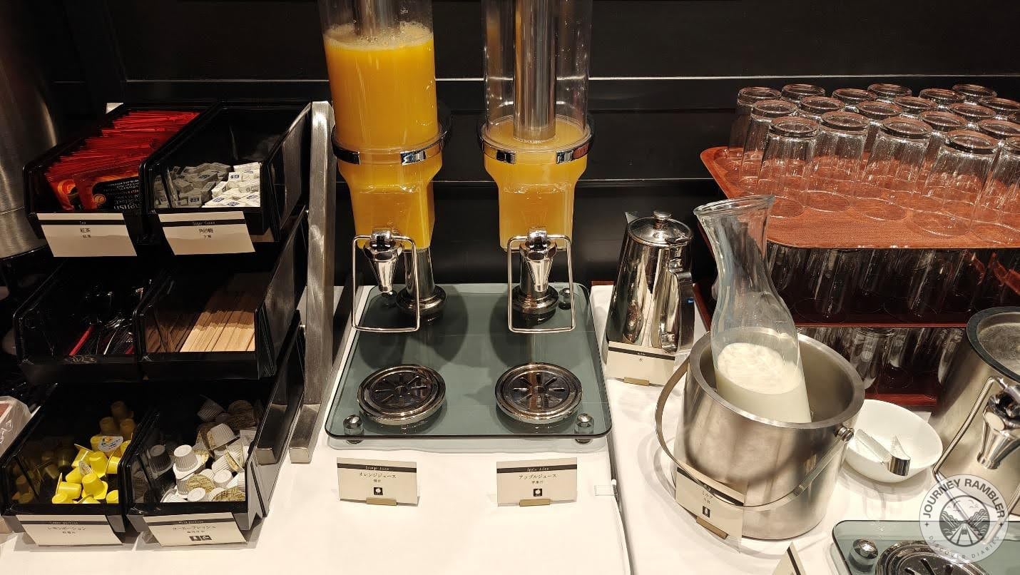 tomato juice, orange juice and apple juice