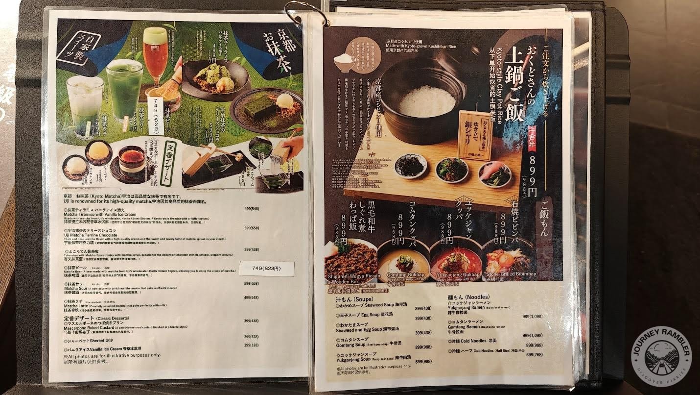 various matcha drinks