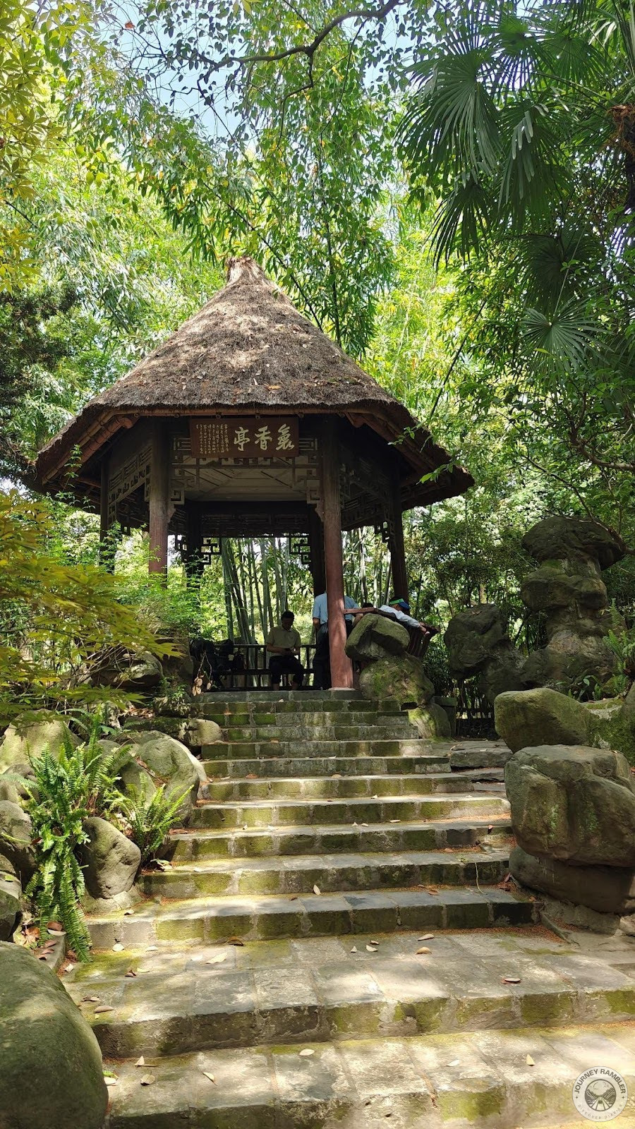 what the Fragrance Pavilion looks up close