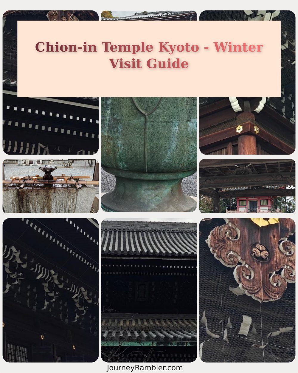 I Visited Chion-in Temple Kyoto in Winter, No Snow Yet