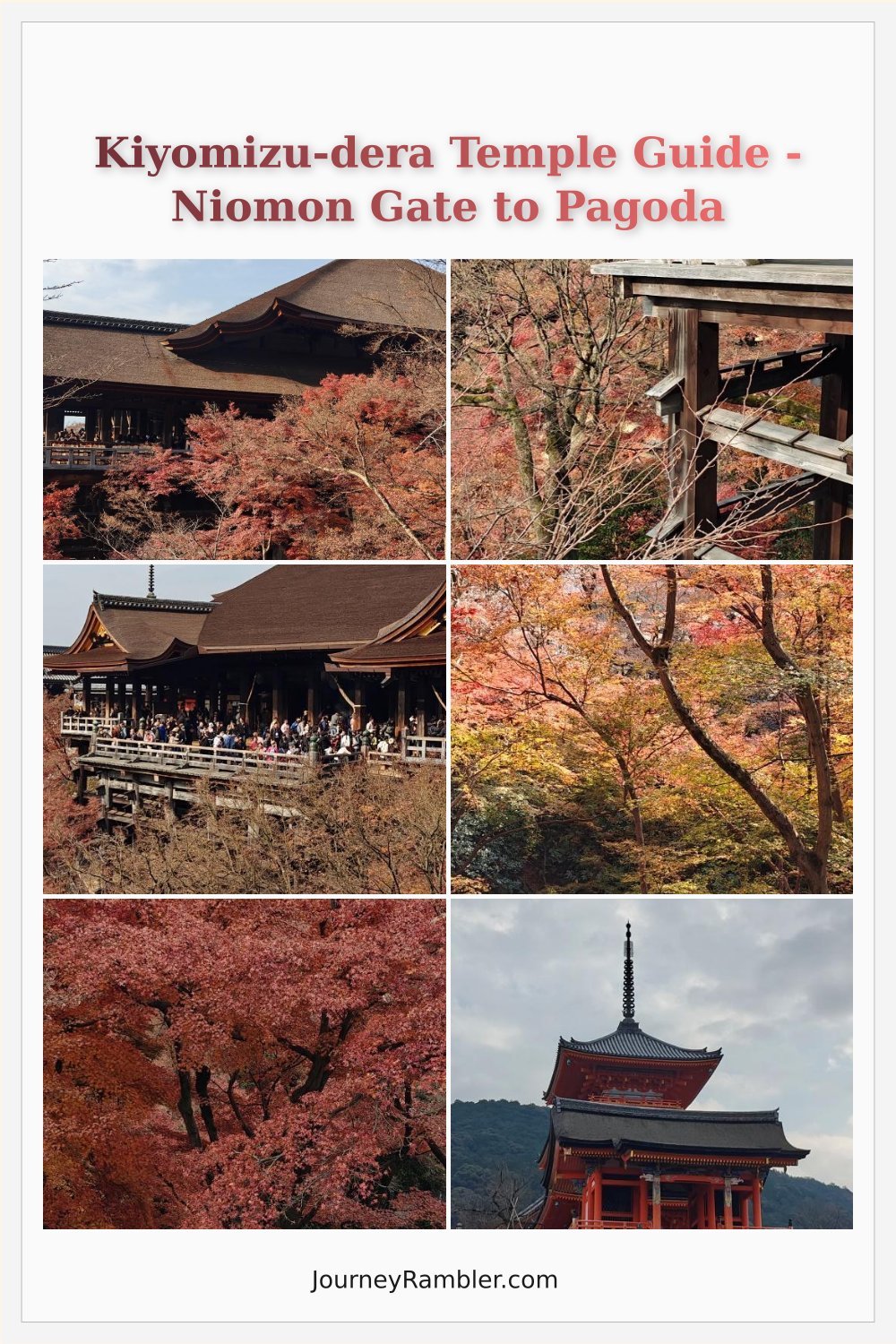 I Visited Niomon Gate, Buddhist Temple and Koyasu-no-to Pagoda at Kiyomizu-dera Kyoto, Japan