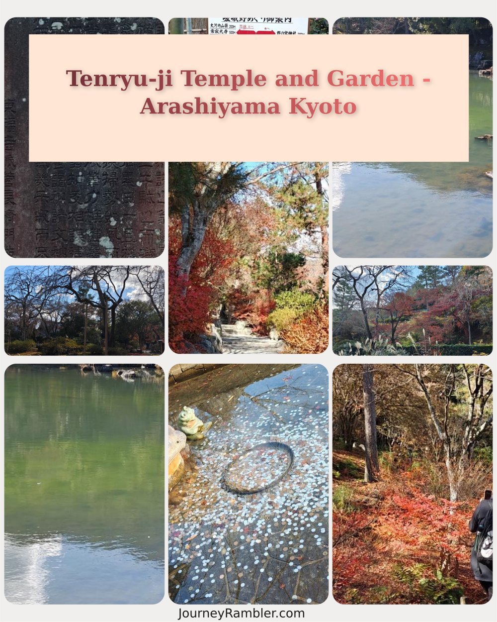 I Visited Tenryū-ji Temple and Garden in Arashiyama Kyoto