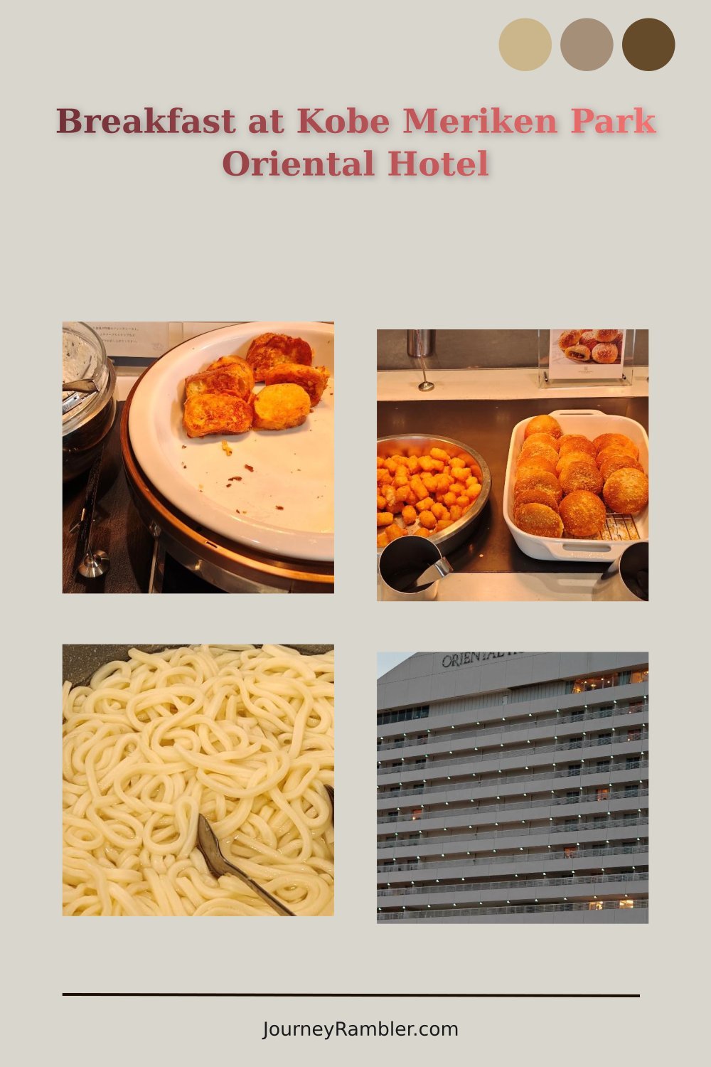 Breakfast at Kobe Meriken Park Oriental Hotel