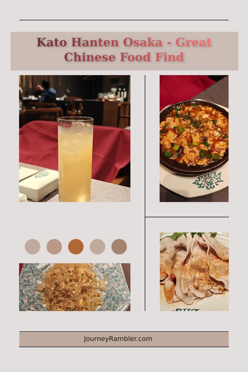 I Found Great Chinese Food at Kato Hanten Osaka