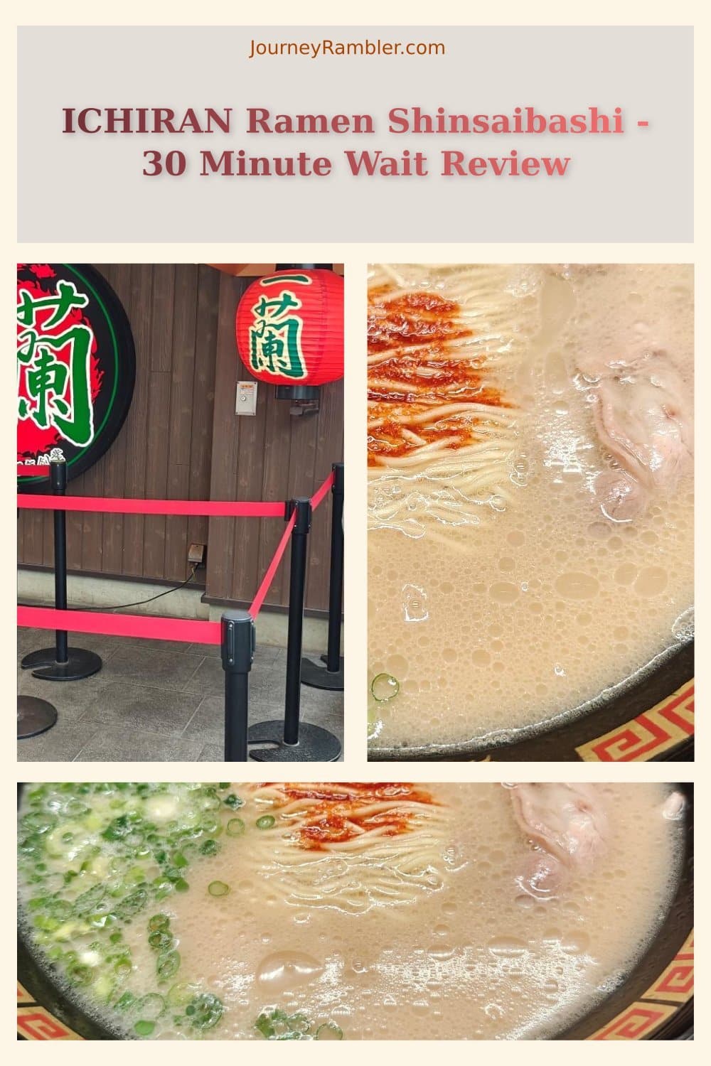 I Waited 30 Minutes for ICHIRAN Ramen Shinsaibashi, Worth it!