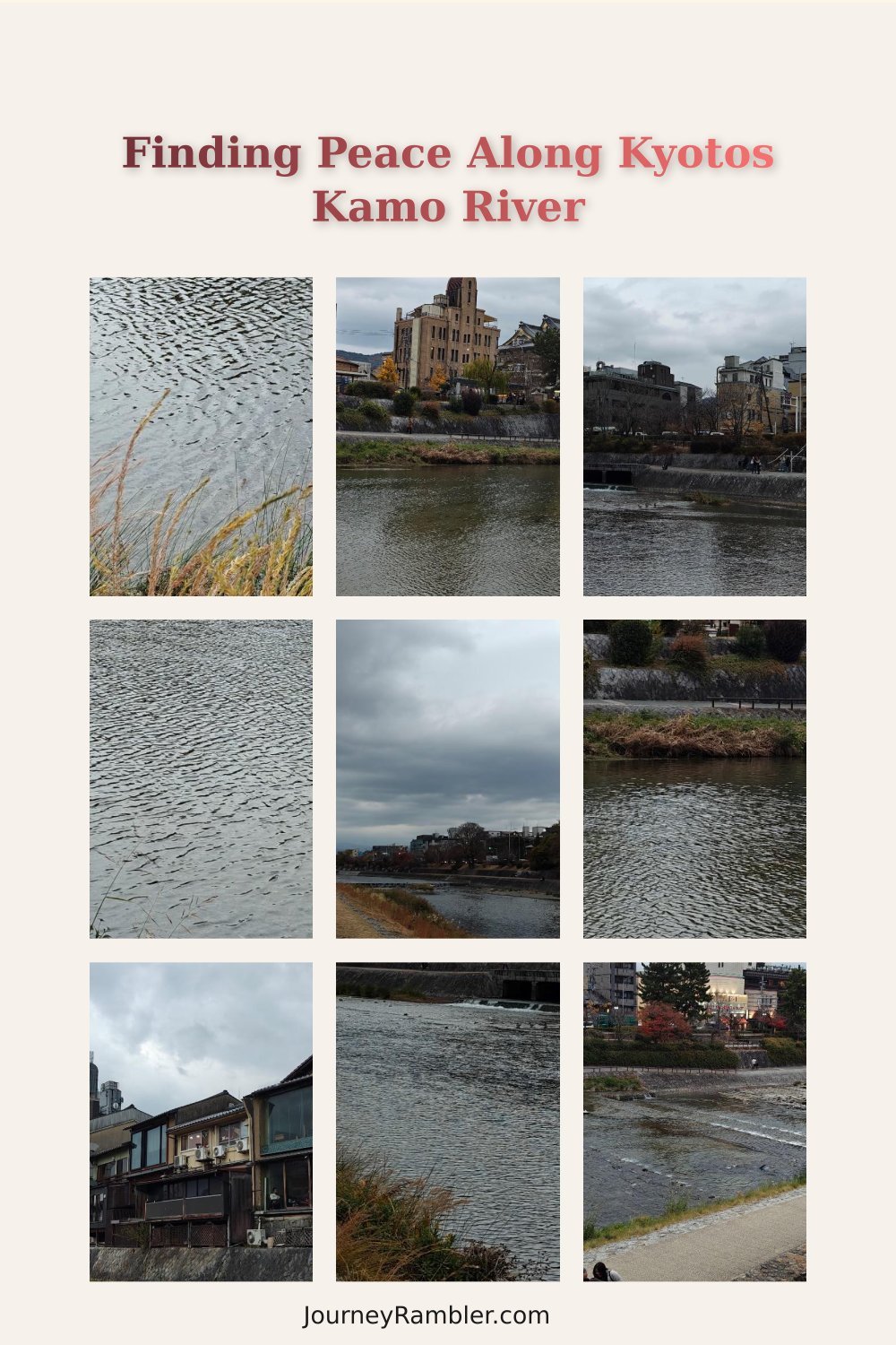 I Walked Along the Kamo River and Found Peace in Kyoto