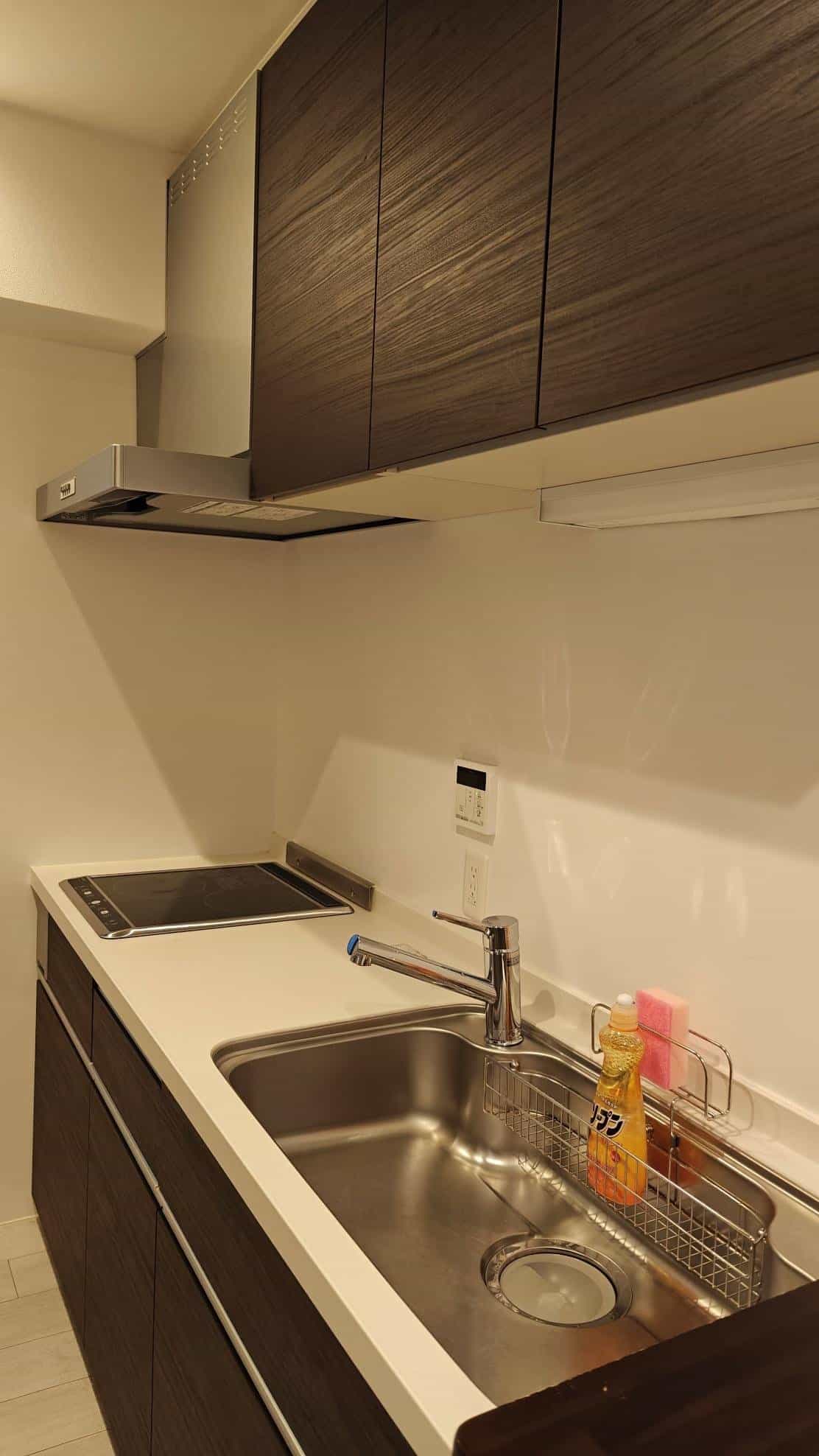 Modern kitchen with sink and stove