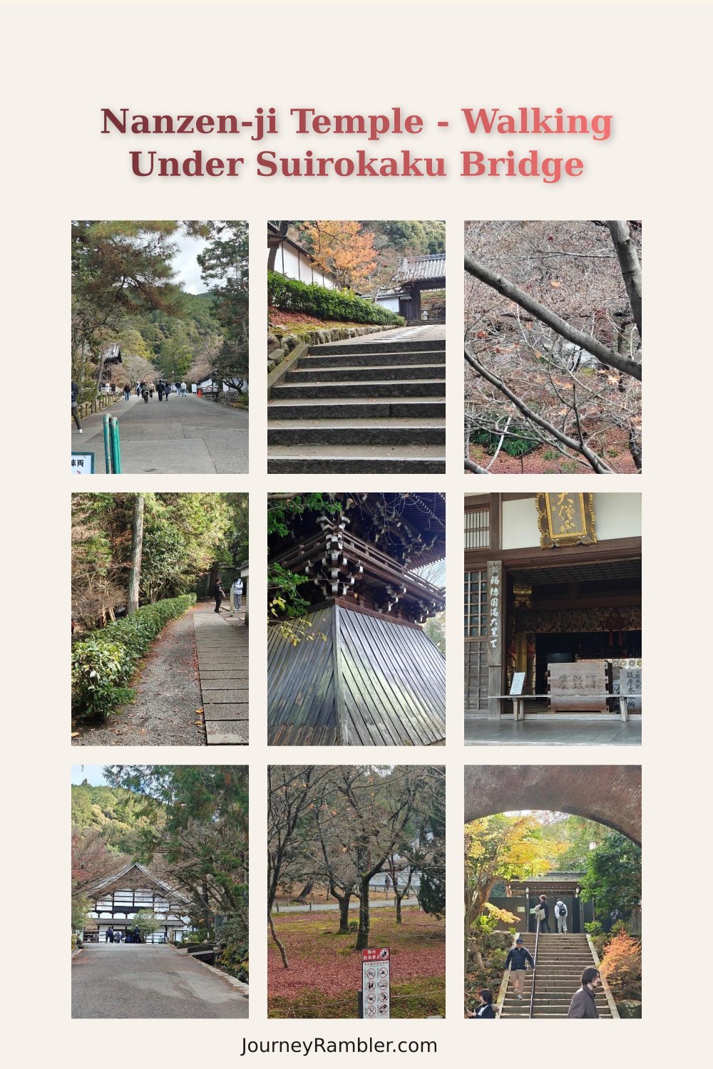 Nanzen-ji Temple Kyoto: I Walked Under the Suirokaku Water Bridge