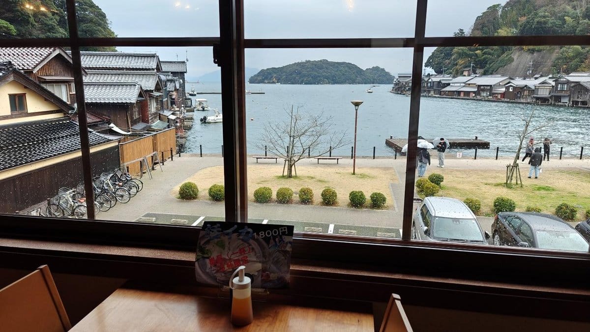 Scenic waterfront and traditional houses