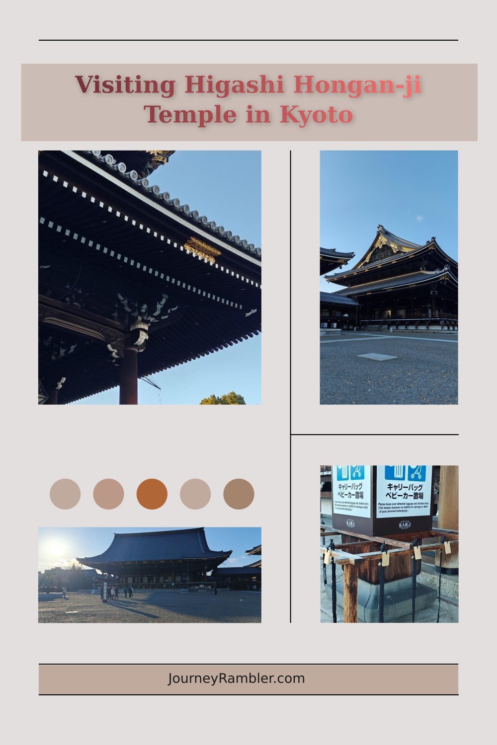 A Memory from Higashi Hongan-ji Temple, Kyoto