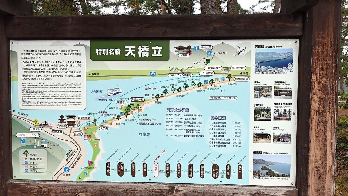 Colorful tourist map with landmarks and photographs of attractions