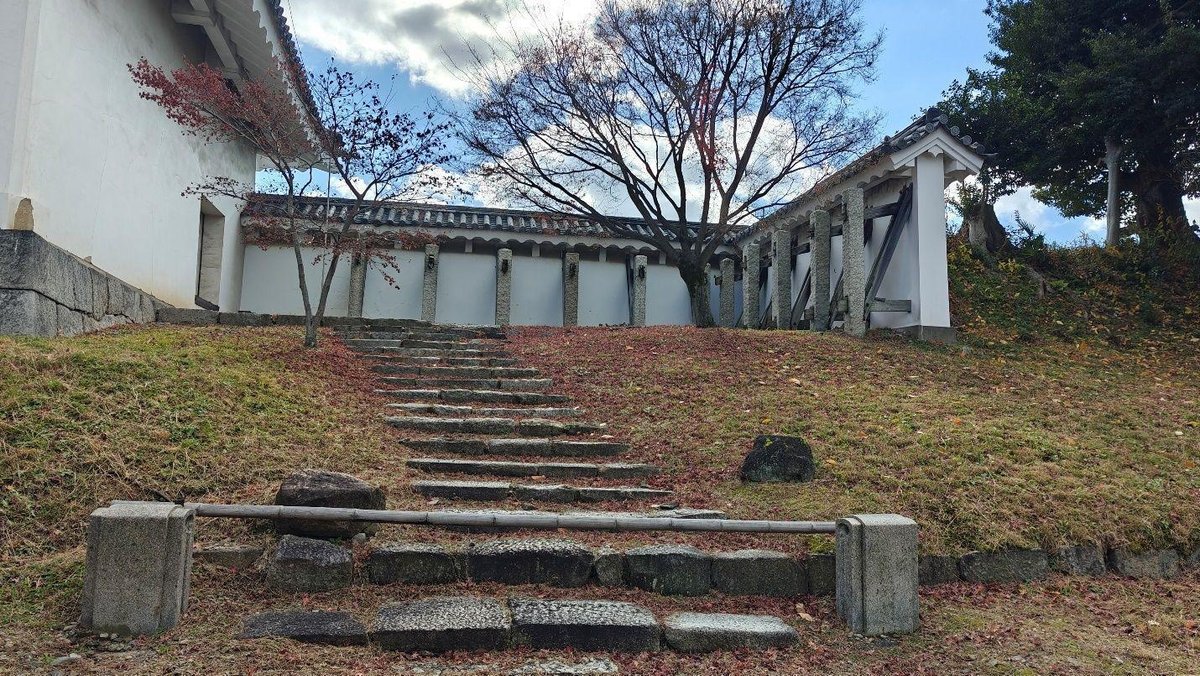 Stone steps leading to historic building
