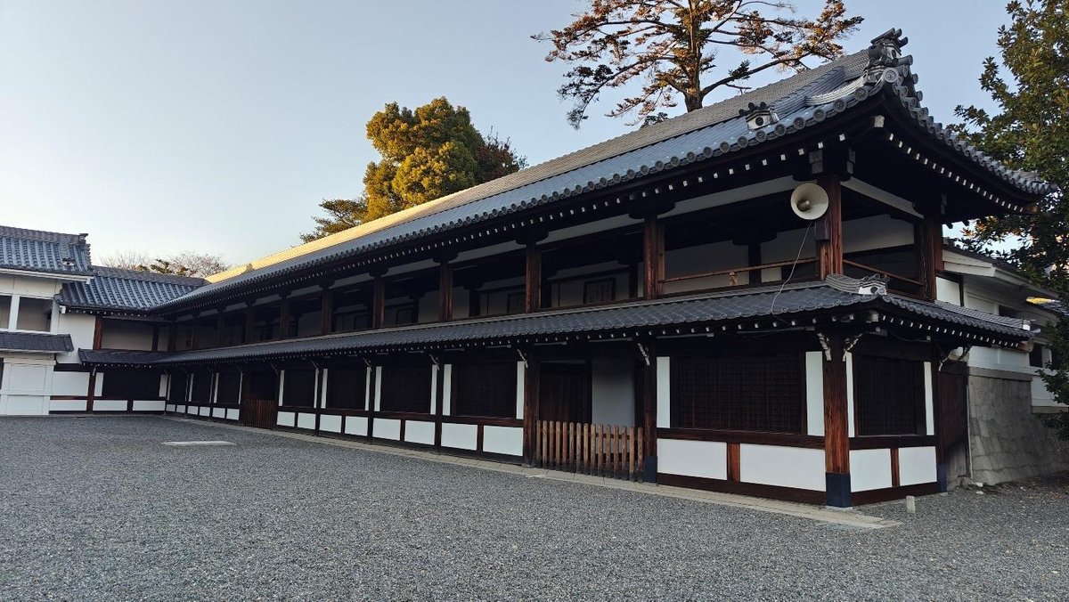 Traditional Japanese building with wooden architecture