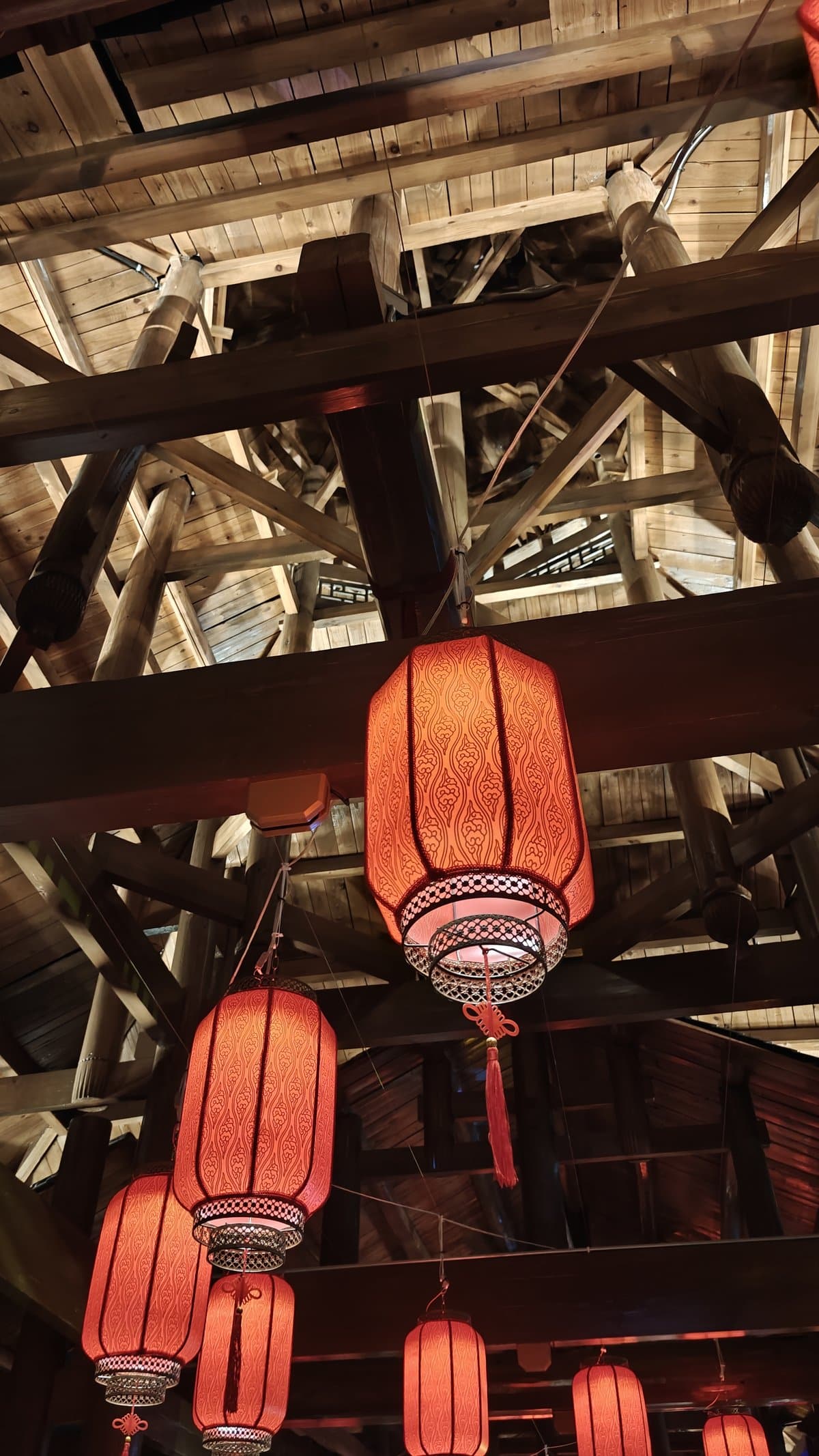 Bridge entrance from closer, with drum tower and