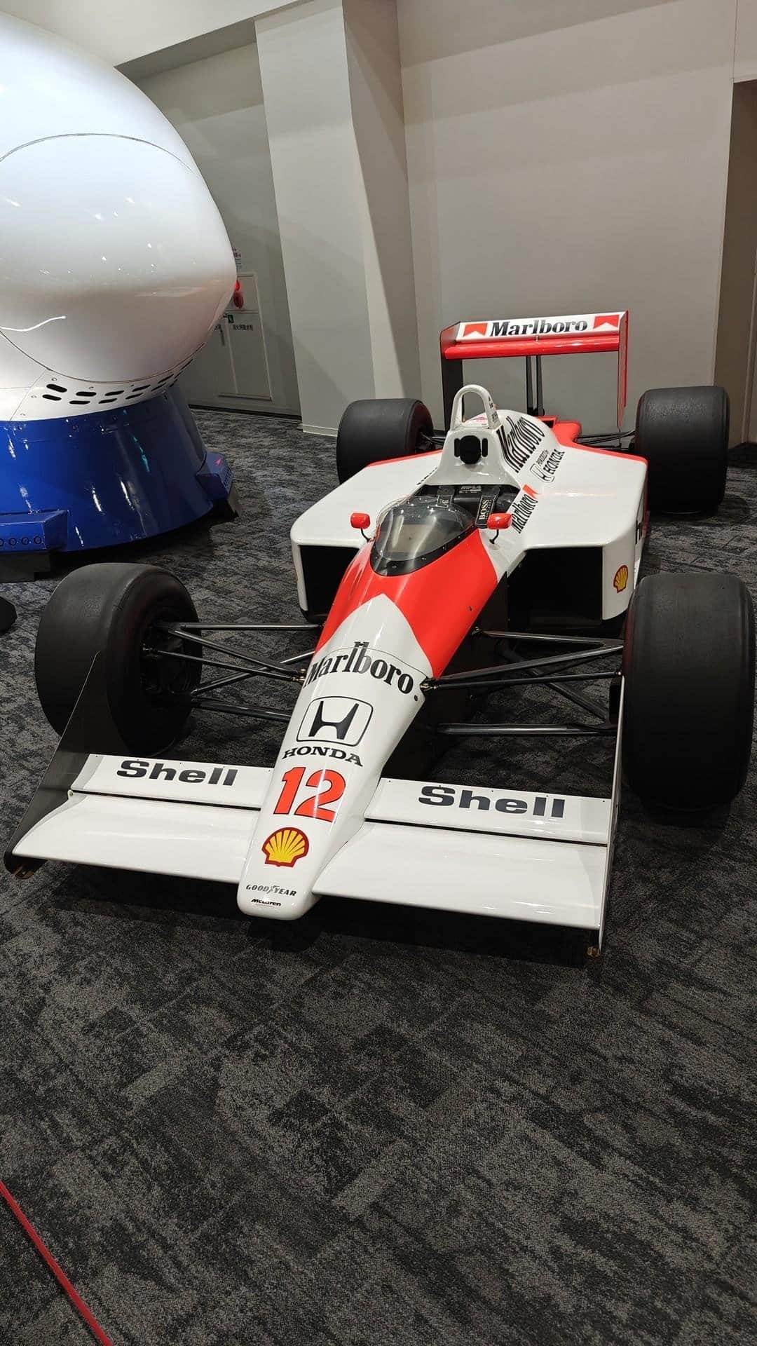 Classic Formula 1 race car display