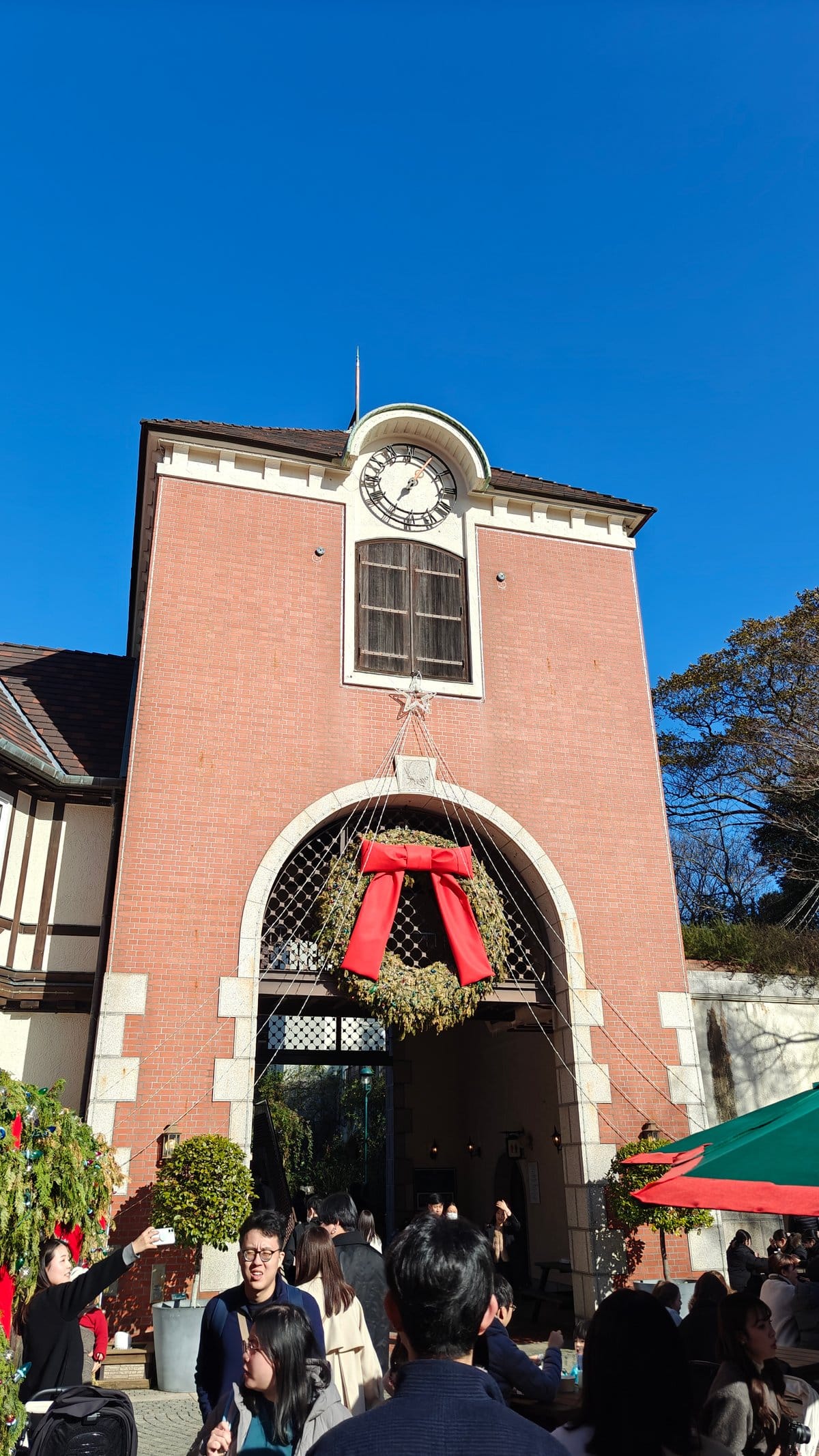 Clock tower Christmas decorations