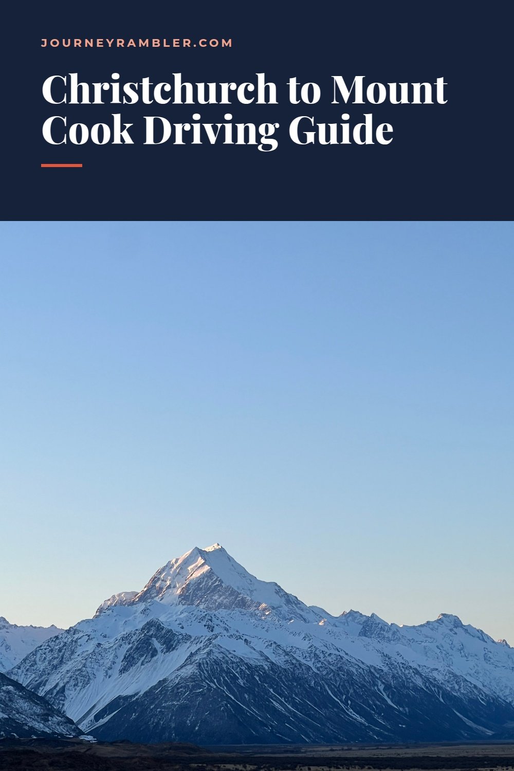 Driving From Christchurch to Mount Cook, Stop by Stop