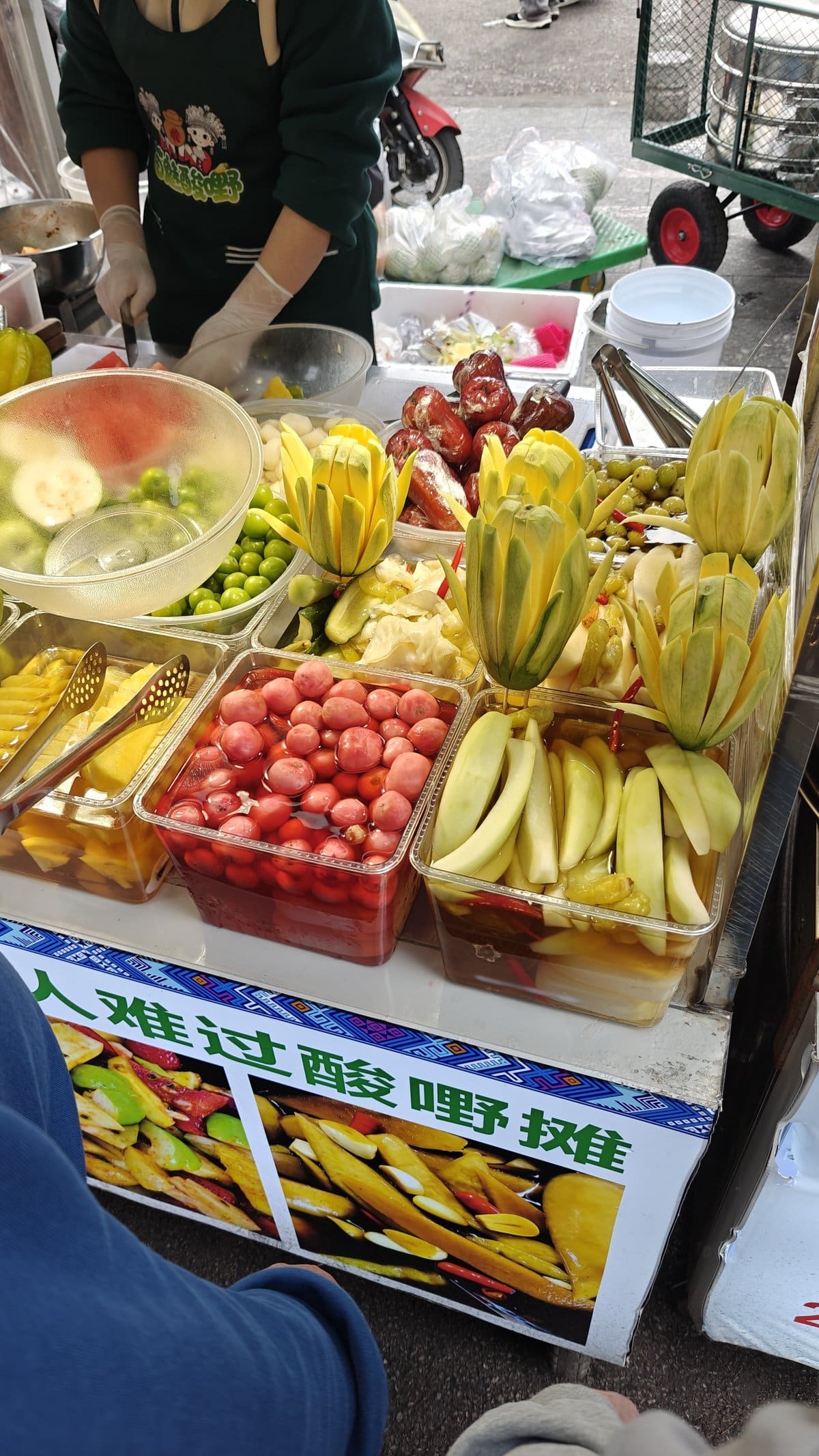 Fresh produce vegetable vendor