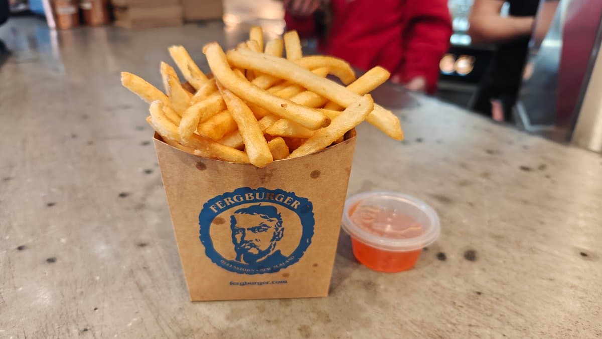 Hand-cut fries box