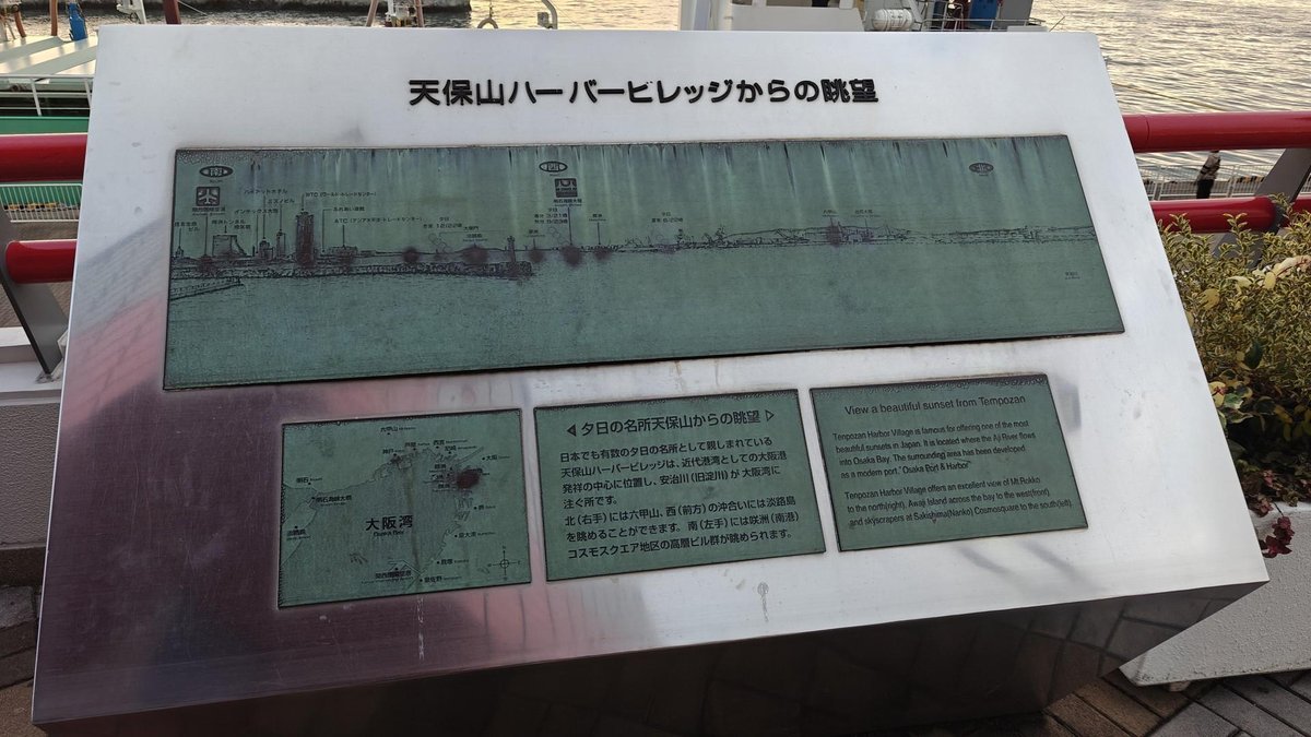 Harbor map and guide signage