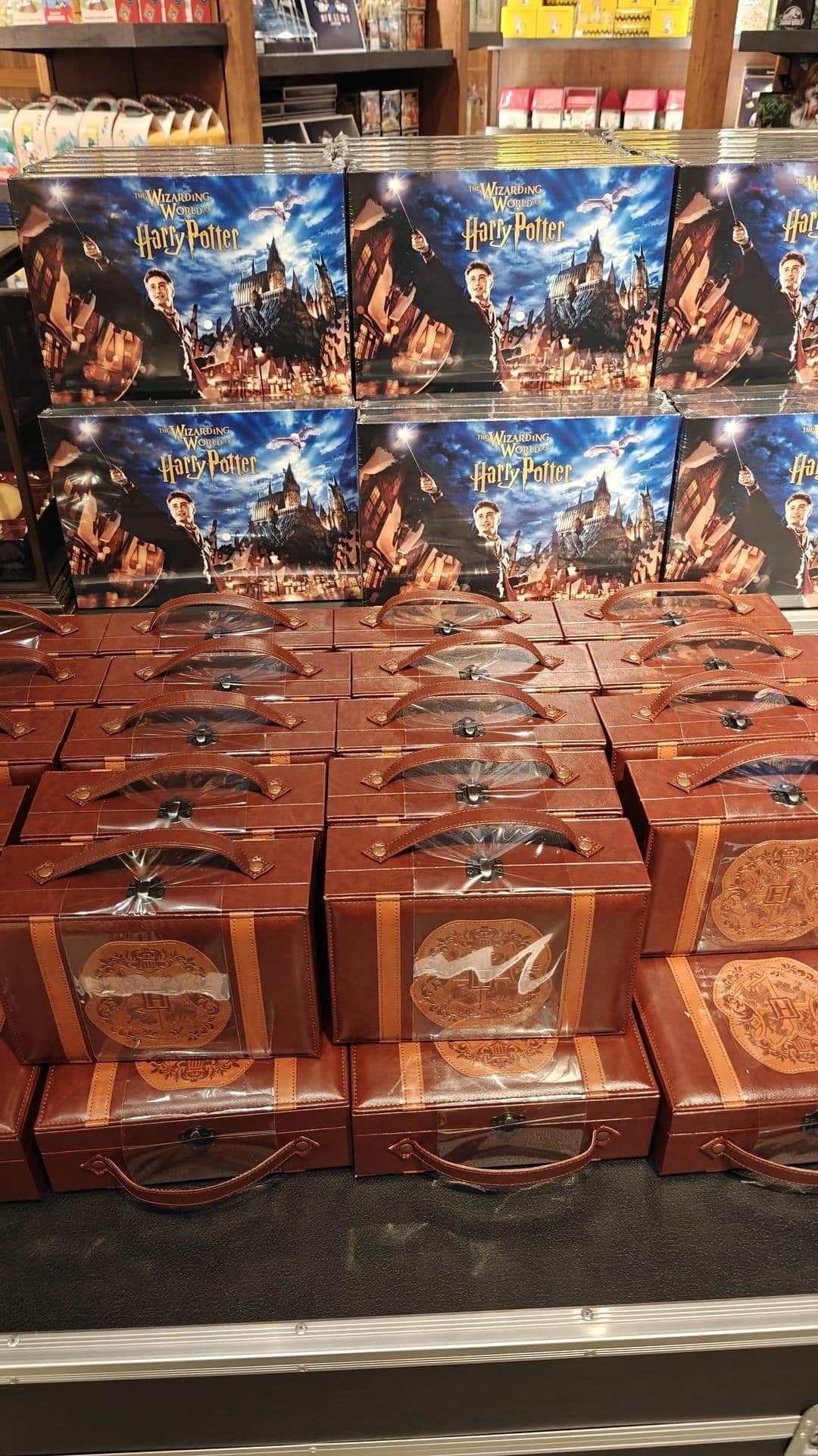 Harry Potter merchandise display