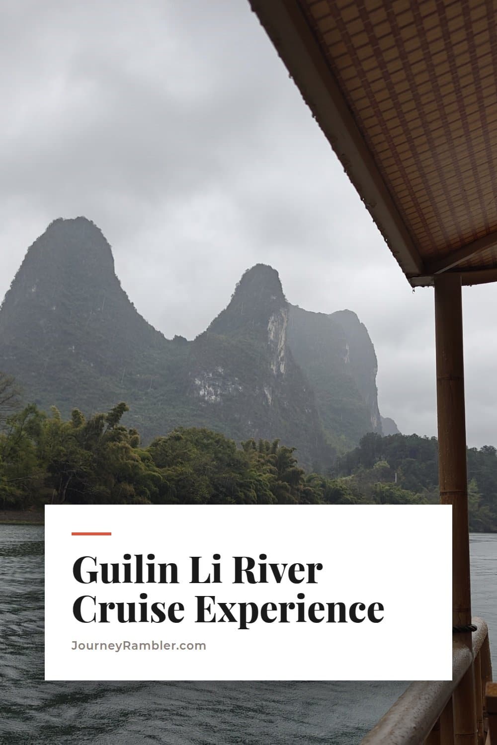 Li River in Guilin That Felt Like a Misty Painting to Me
