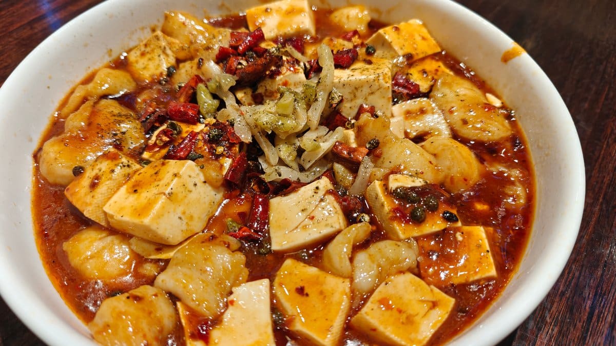 Mapo tofu at Ancestral