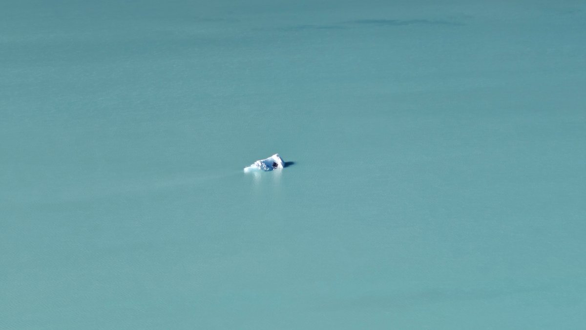 Milky turquoise Tasman Lake water